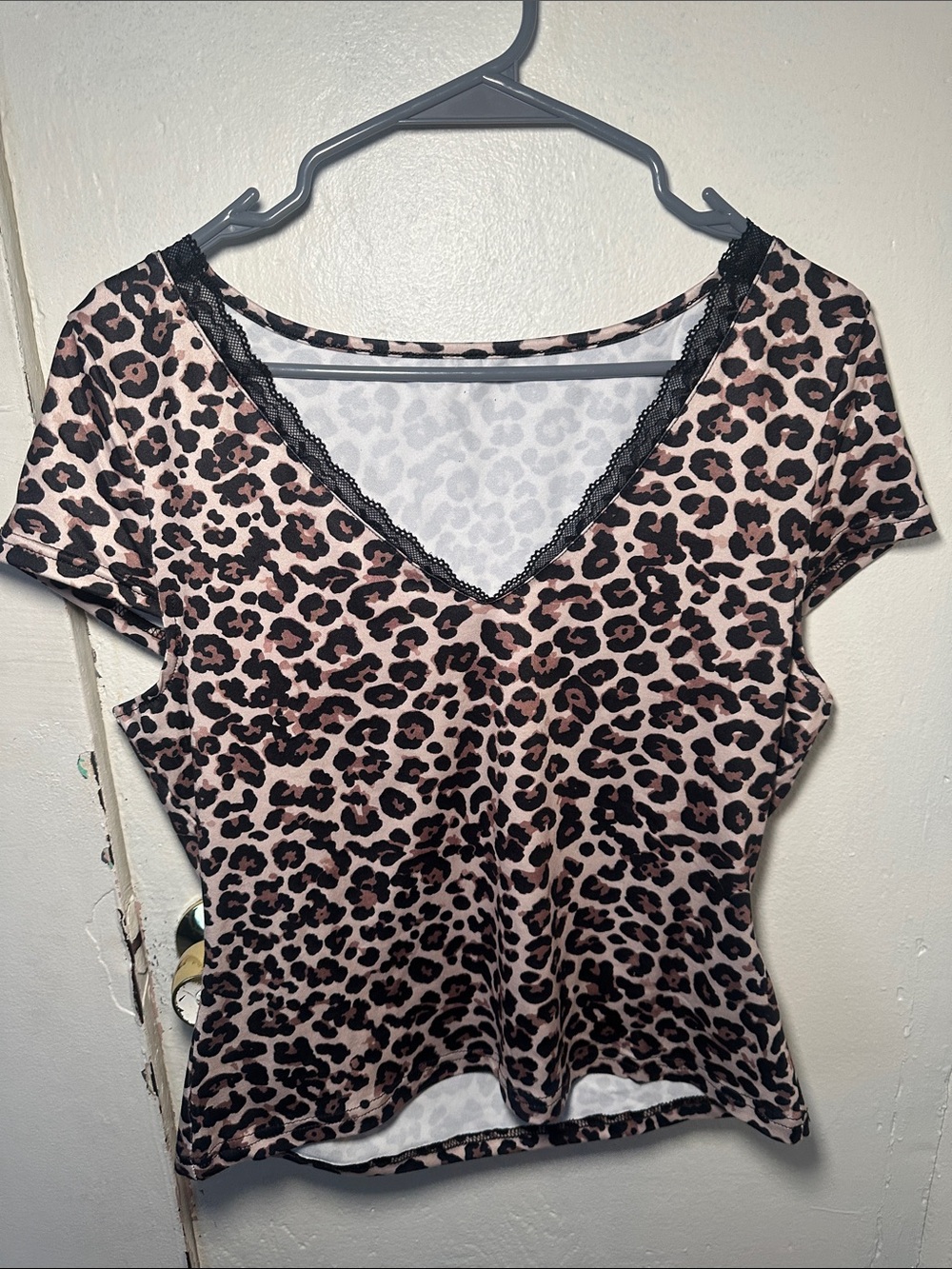 leopard print top
